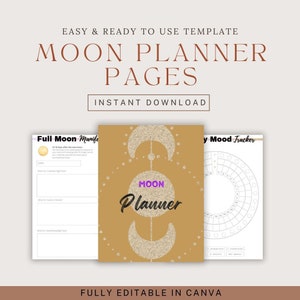 Printable Moon Planner
