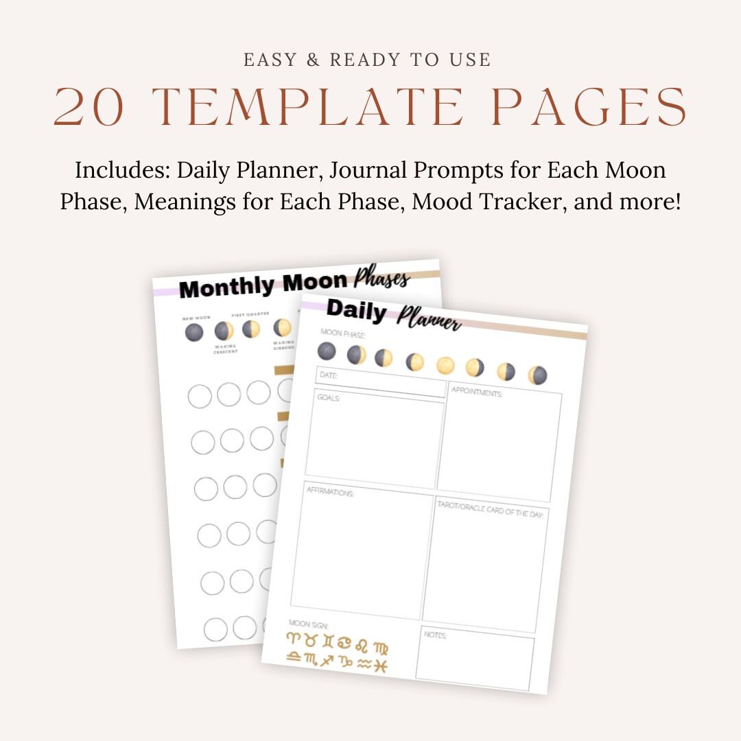 Moon Face Open Dated Planner main image 1