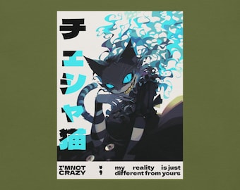 Cheshire Cat Anime Premium WoW Level TShirt