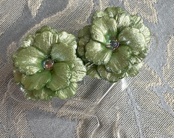 Mint Flower Studs