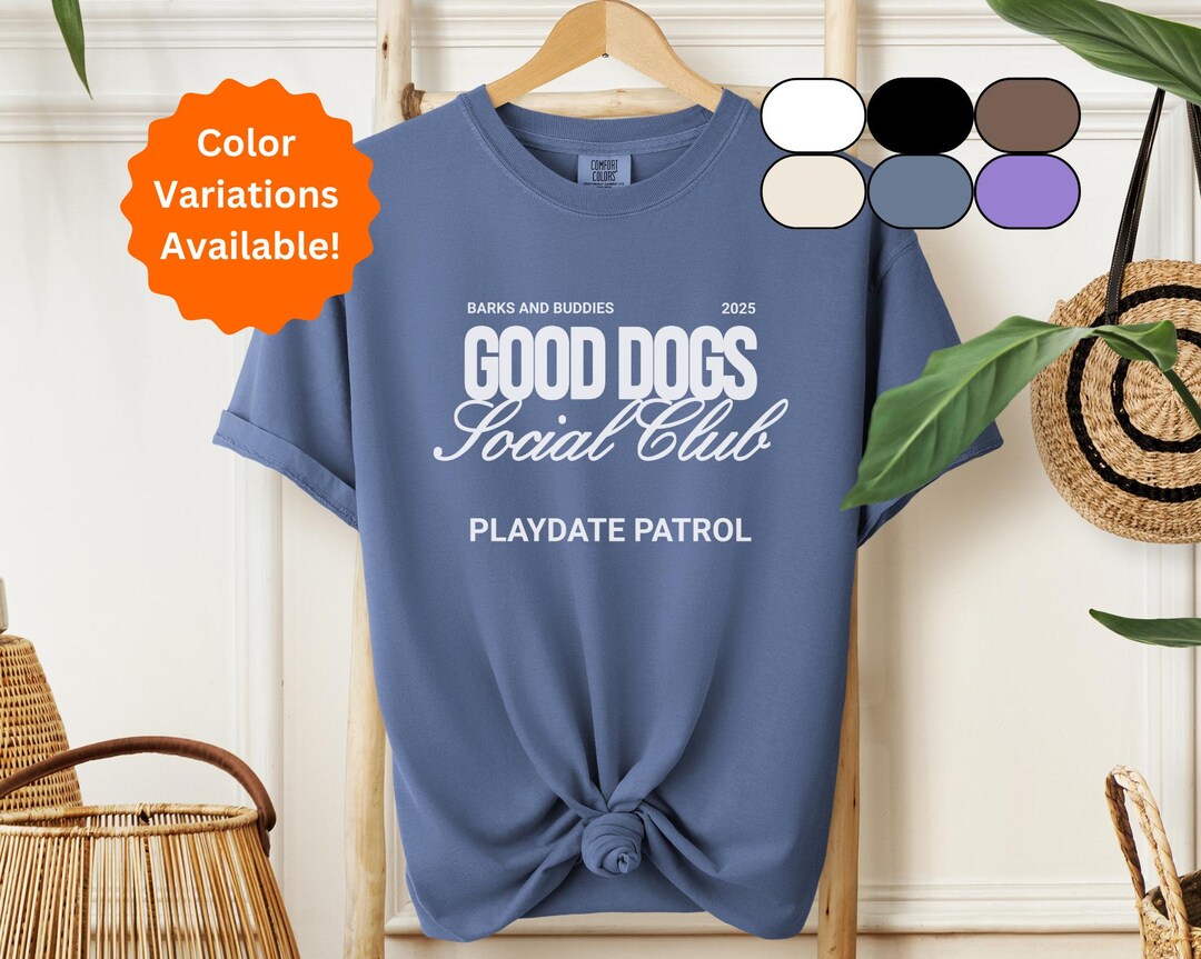 Trendy Dog Social Club Shirt for Dog People Gift for Dog Moms and Dads — free download
