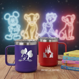 Custom 15oz Coffee Mug, Personalized Laser Engraved Mug, Monogram Coffee Mug, Insulated Stainless Steel Coffee Cup, Christmas Gift image 9