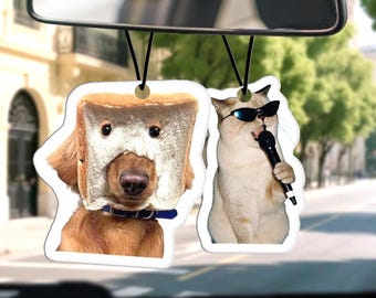 Custom Air Freshener, Picture Air Freshener, Cute Car Accessories, Photo Freshener, Car Freshies,Personalized Car Accessories