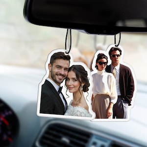 Custom Air Freshener, Picture Air Freshener, Cute Car Accessories, Photo Freshener, Car Freshies,Personalized Car Accessories