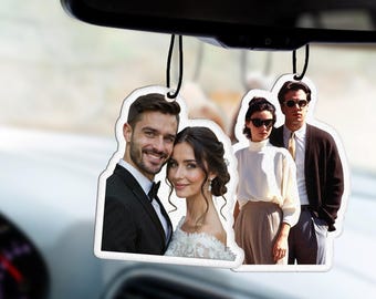 Custom Air Freshener, Picture Air Freshener, Cute Car Accessories, Photo Freshener, Car Freshies,Personalized Car Accessories