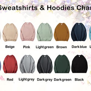 Custom Filled Embroidered Varsity Crewneck, Embroidery Crewneck, Embroidered Sweatshirt, university sweaters, personalized sweatshirt image 12