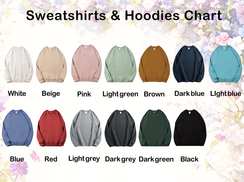 Custom Filled Embroidered Varsity Crewneck, Embroidery Crewneck, Embroidered Sweatshirt, university sweaters, personalized sweatshirt image 12