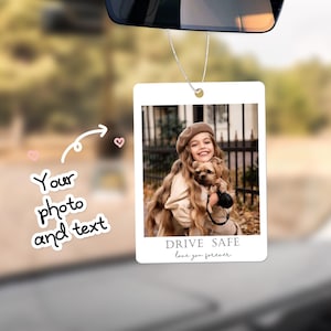 Custom Car Air Freshener,Car Scent, Custom Car Freshie, Cute Car Air Freshener Picture,Personalized Car Accessories,Gifts for family