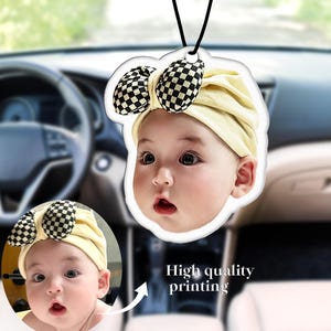 Custom Air Freshener, Picture Air Freshener, Cute Car Accessories, Photo Freshener, Car Freshies,Personalized Car Accessories