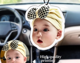 Custom Air Freshener, Picture Air Freshener, Cute Car Accessories, Photo Freshener, Car Freshies,Personalized Car Accessories