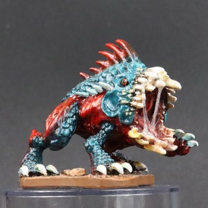 Spike the Fish Dog DnD Hand Painted Fantasy Miniature, 32mm scale, Dungeons and Dragons D&D, Tabletop Role Playing TTRPG, Gift