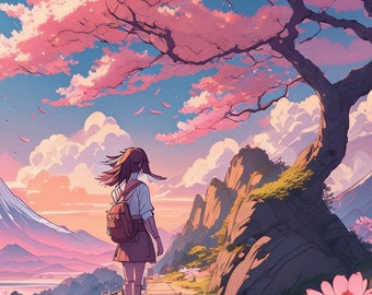 Anime Wall Art - Printable Anime Aesthetic Wall Art