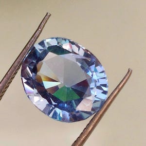 7.30 Cts Oval Blue Topaz Gemstone: 12x10mm Heated Indian Topaz