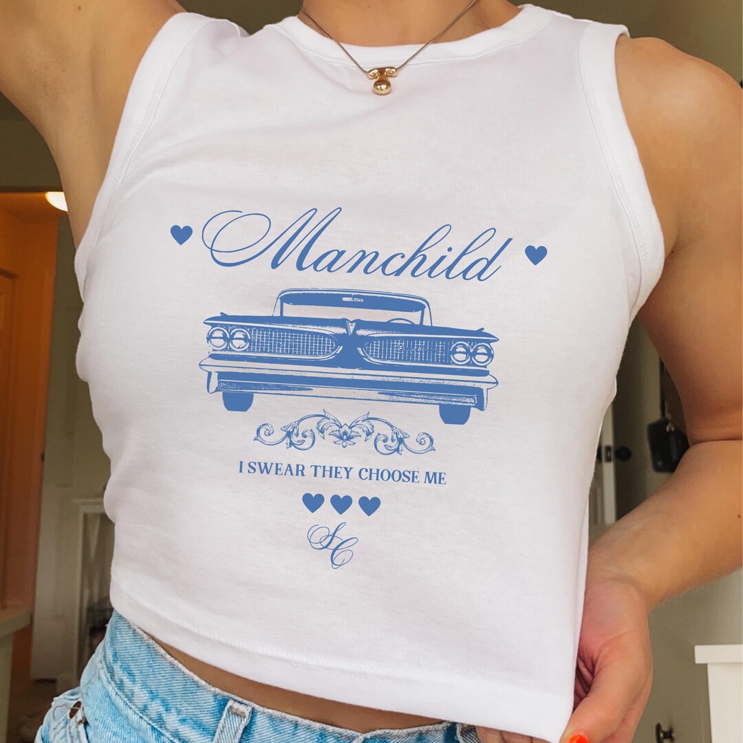 Sab Merch Manchild Tank Top | Sab Crop Top | Vintage Retro Festival Shirt | Music ...