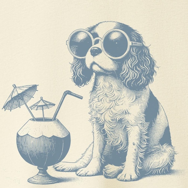 Camiseta de vacaciones Cavalier King Charles Spaniel: sudadera, sudadera con capucha o camiseta de regalo para perros Taco Dog