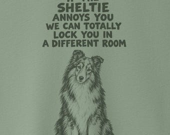 Camiseta Shetland Sheepdog Annoys You - Camiseta de perro Sudadera Sudadera Taco Dog