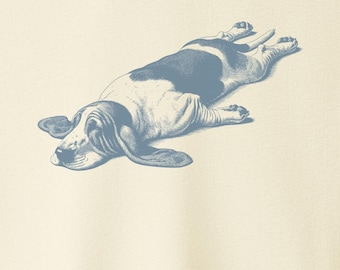 Basset Hound Sploot T-Shirt - Funny Dog Shirt Sweatshirt Hoodie Taco Dog