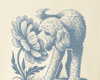 Doodle T-Shirt Smell the Flowers Shirt Sweatshirt Hoodie Taco Dog