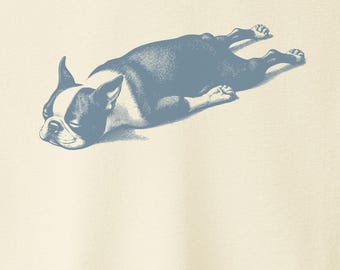 Boston Terrier Sploot T-Shirt - Funny Dog Shirt Sweatshirt Hoodie Taco Dog