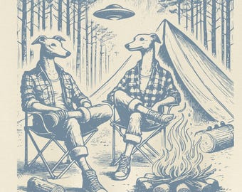 Italian Greyhound Whippet, Greyhound Shirt, Vintage Dog Shirt, Funny Dog Shirt, Camping T-Shirt, Iggy Mom, Whippet Dad, Greyhound Camping