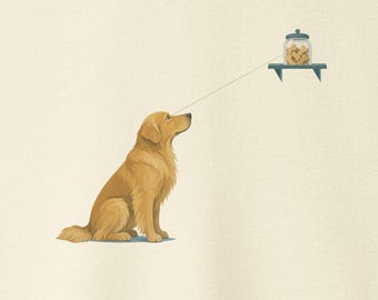 Golden Retriever Willpower Lazer Eye T-Shirt - Dog Shirt Sweatshirt Hoodie Taco Dog