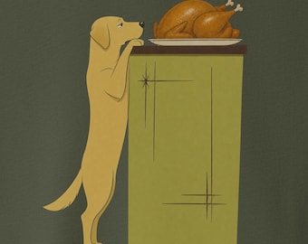 Labrador Retriever Lab Thanksgiving Turkey T-Shirt - Dog Shirt Sweatshirt Hoodie Taco Dog