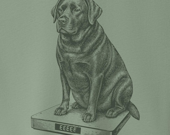 Labrador Retriever Overweight Scale T-Shirt - Dog Shirt Sweatshirt Hoodie Taco Dog