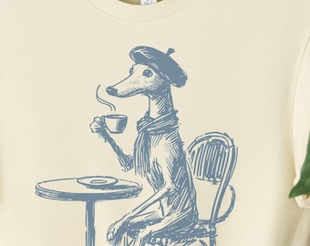 Greyhound, Whippet, Iggy, Vintage Dog Shirt, Dog Shirt, Retro T-Shirt, Coffee Dog TShirt, Funny Shirt, Funny Dog Shirt, Dog Mom Shirt