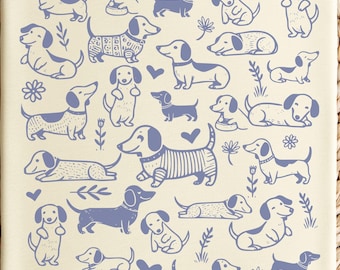 Dachshund Shirt, Vintage Dog T-Shirt, Retro Doxie TShirt, Weenie Mom, Funny Dog Shirt, Doxie Dad, Wiener Dog, Doodles, Sausage Dog