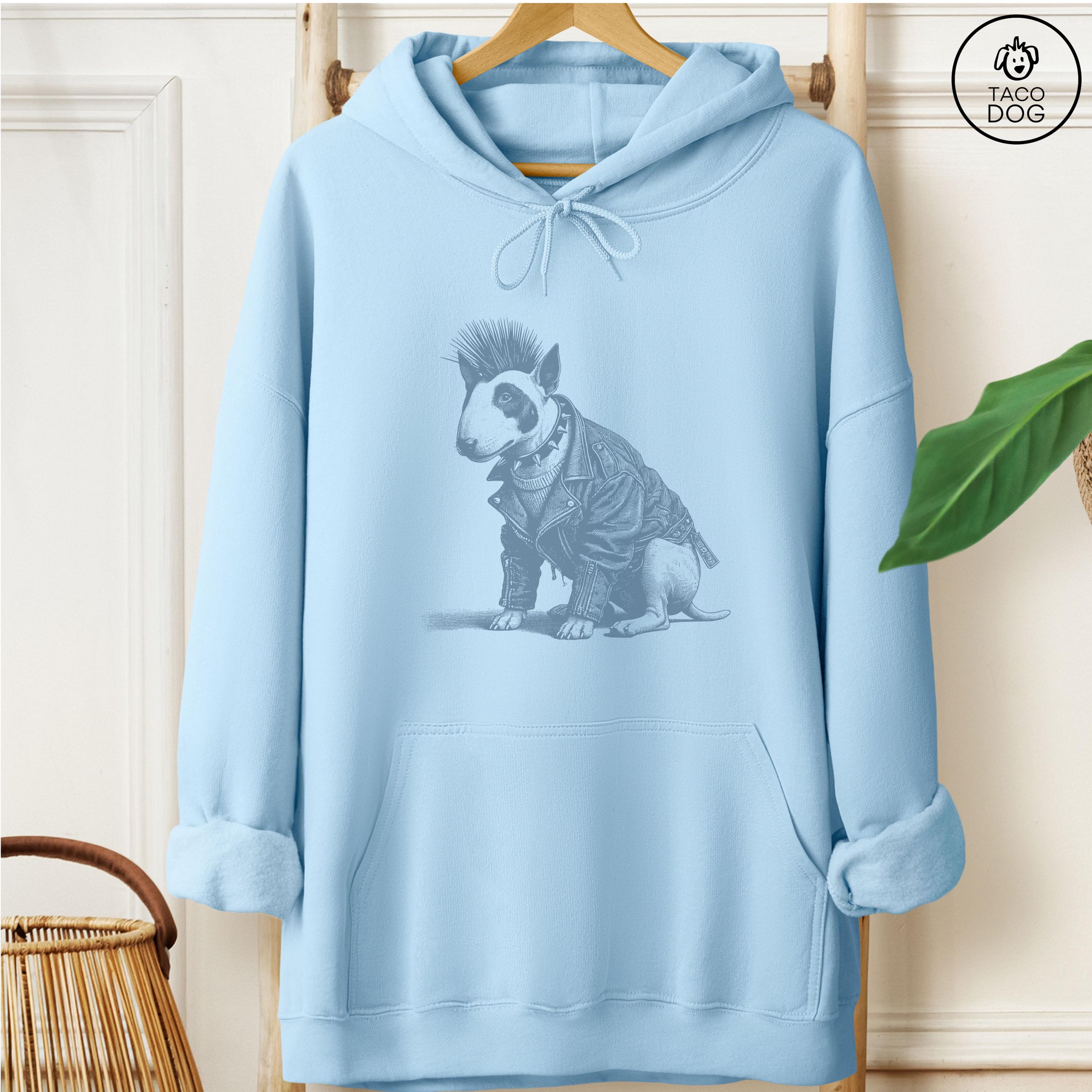 English Bull Terrier Punk T-shirt: Bully Mowhawk Gift Sweatshirt