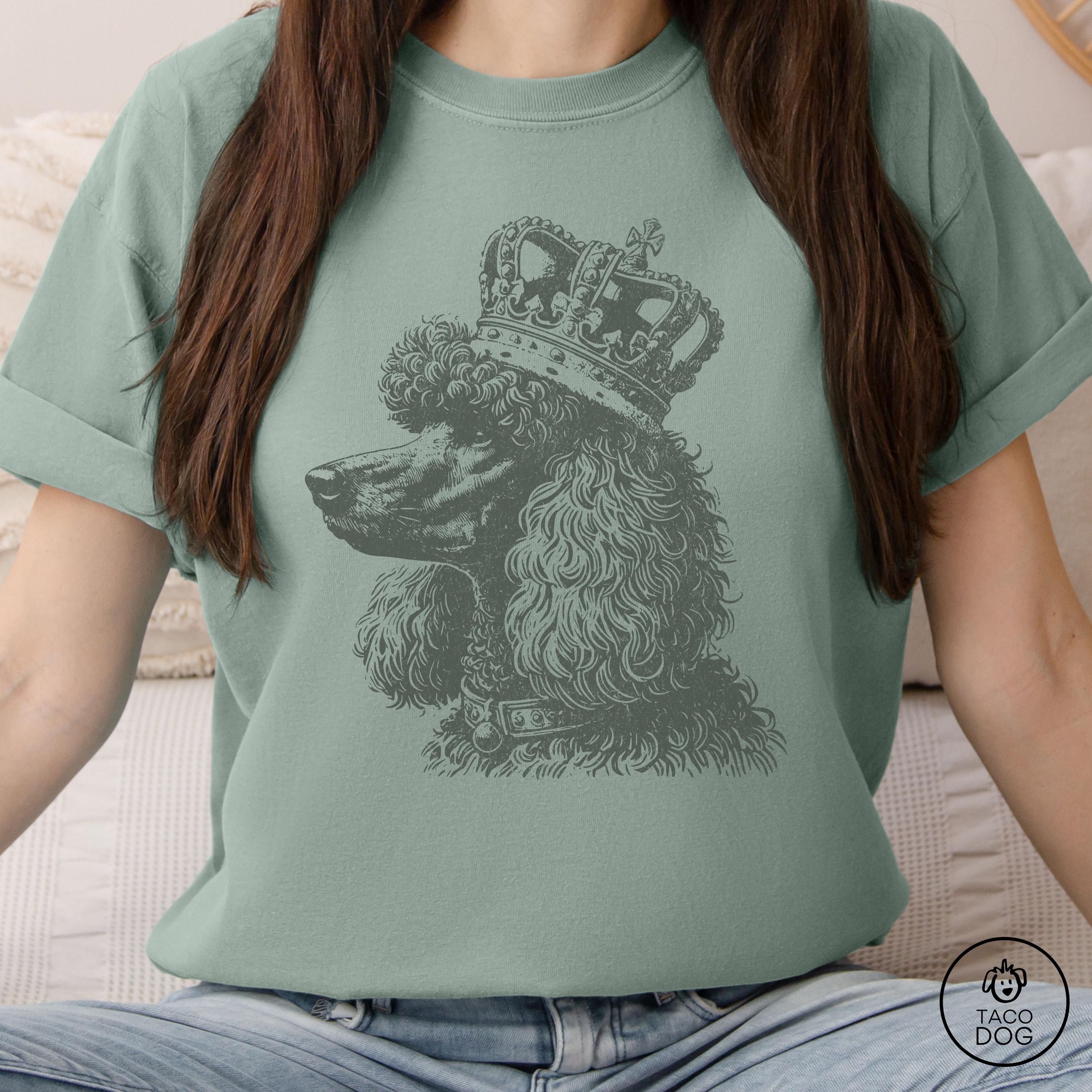 Poodle Comfort Colors Shirt, King Poodle Tee, Vintage Dog Shirt