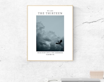 Throne of Glass Print: We Are The Thirteen, SJM Merch (Digital Download)