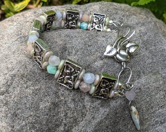Calla Lily Silver Bracelet