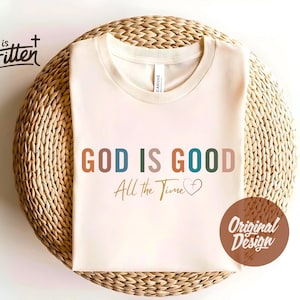 God is Good All The Time SVG PNG, Sleeve Shirt Design Sweatshirt Svg, Bible Verse Religious, Psalm Jesus, Sublimation, Scripture Svg Png