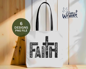 Christian Shirt Design PNG Svg Bundle Faith Scripture Shirt Designs, Religious PNG for T-Shirts, Christian Sublimation Design, Bible Verse
