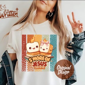 Mais de Jesus PNG, Designs de Camisetas Cristãs PNG, Designs de Adoração por Sublimação Direto para Filme Cristão PNG, Jesus me Ama PNG Sacola Caneca