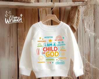 Child of God Shirt, Kids Christian Shirt, Faith Shirt, Christian Shirt Png, Christian Shirts for Kids, God Lover Gift Jesus child of God Png