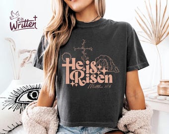 Ha resucitado PNG Flor silvestre PNG Primavera Pascua Diseños de sublimación Pincelada PNG Estética Boho DTF Transferencias Pascua Cristiano Jesús Paquete