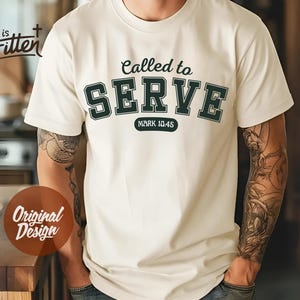 Dad Png, Christian Shirt Png, Father Png, Christian Png, Man Of God Png, Bible Verse Png, Jesus Png, Christian Dad Png Svg Called to Serve
