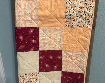 Handmade baby quilt