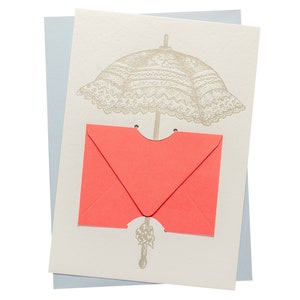 Gift Card Holder | Letterpress | Showering You With Love