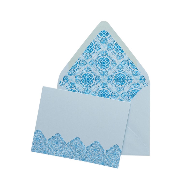 Folded Fancy Notecards Set Tile image 1