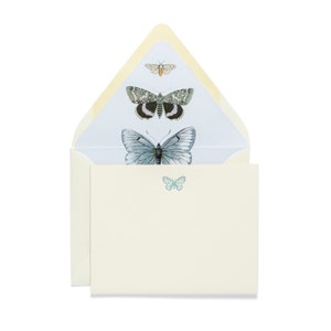 Juego de tarjetas de notas Fancy Pants / Mariposa