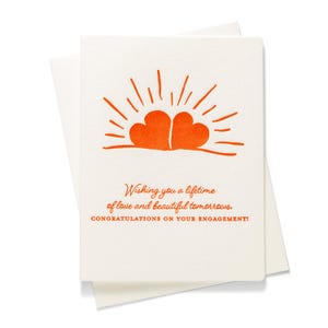 Schönes Morgen | Liebe | Letterpress Grußkarte
