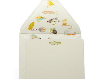 Juego de tarjetas de felicitación Fancy Pants / Trucha arcoíris