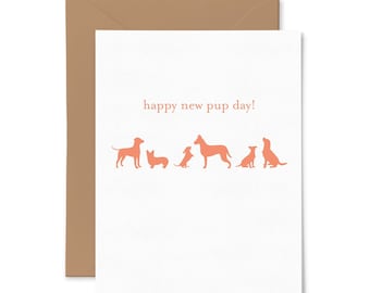 New Dog Day | Dog | Letterpress Greeting Card