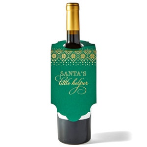 Wine Tags | Santa&#39;s Little Helper