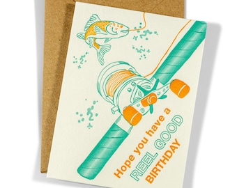 Reel Good | Birthday | Letterpress Greeting Card