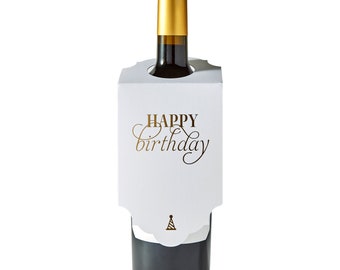 Etiquetas de vino / Feliz cumpleaños