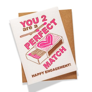 Perfekte Kombination | Liebe | Letterpress Grußkarte